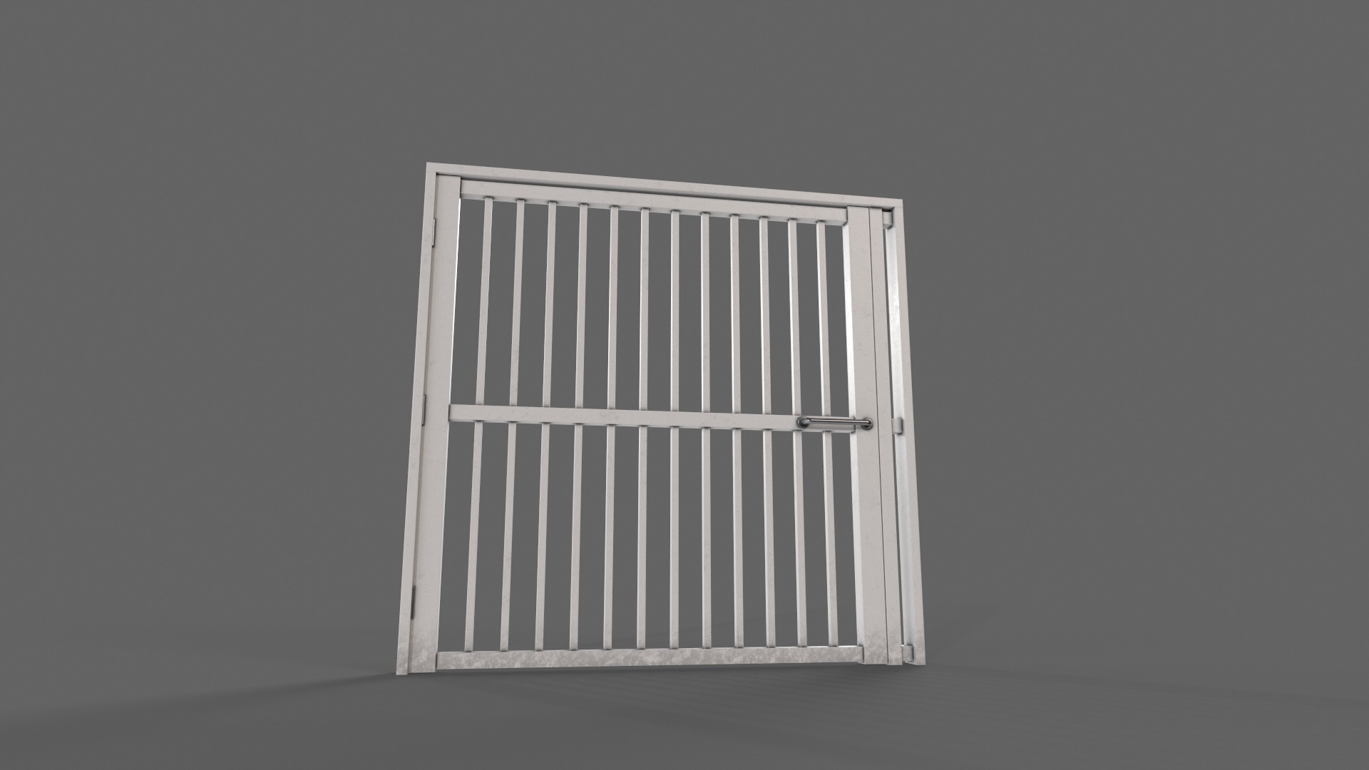 PBR Metal Gate B 3D Model Collection_49