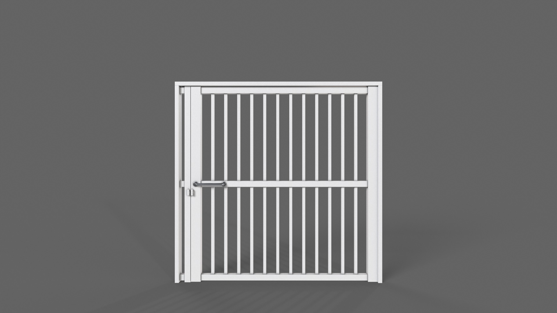 PBR Metal Gate B 3D Model Collection_44