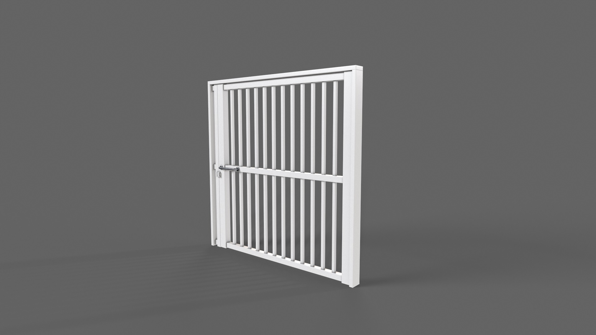 PBR Metal Gate B 3D Model Collection_46