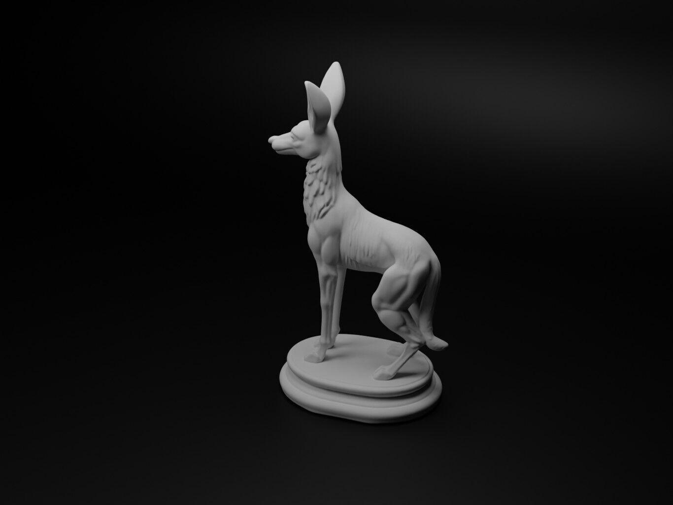 fennec Animal Chess 3D print model_1