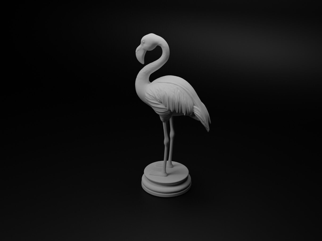 flamingo Animal Chess 3D print model_1