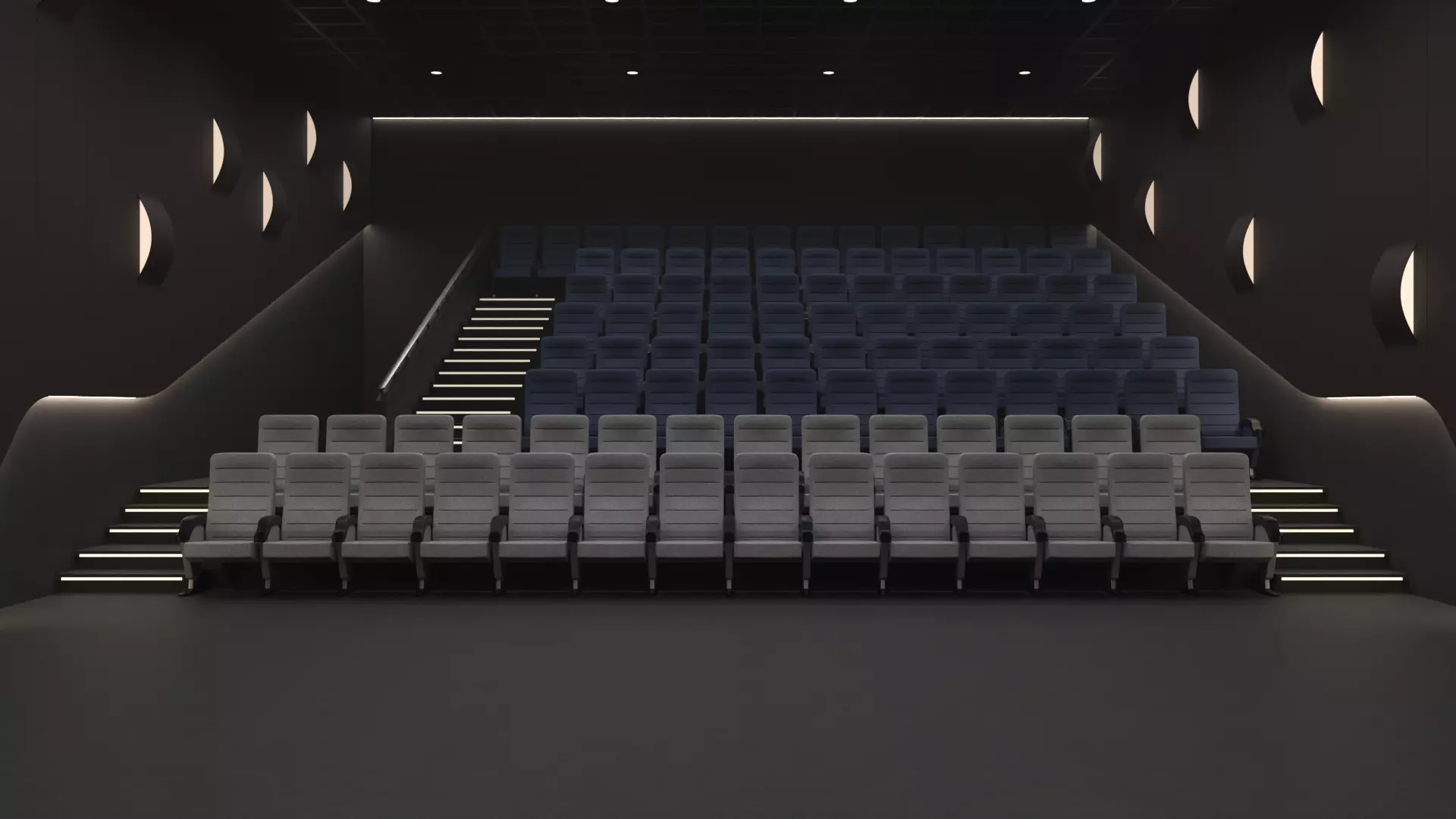 Brown Big Cinema 3D model_0