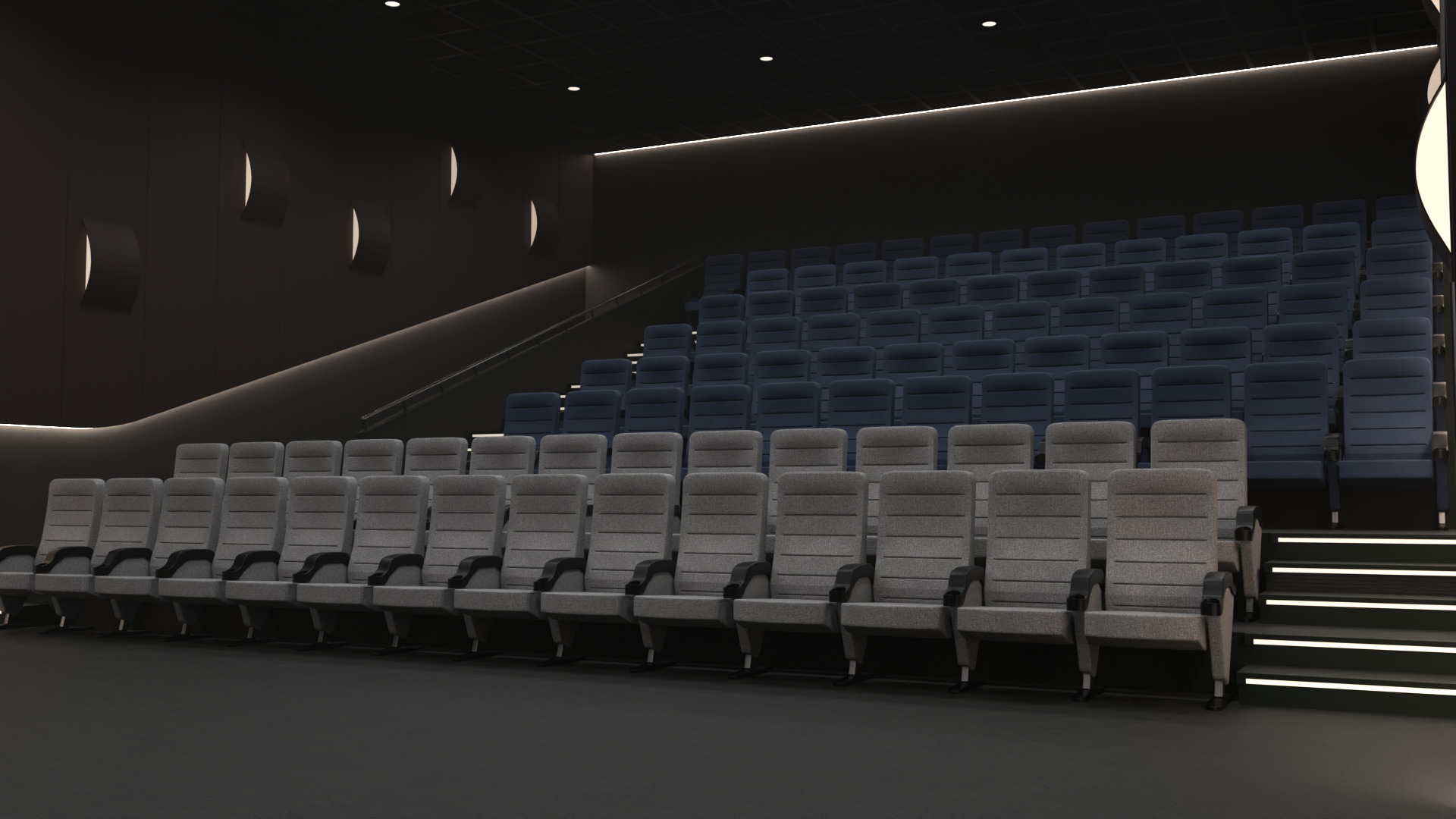 Brown Big Cinema 3D model_5