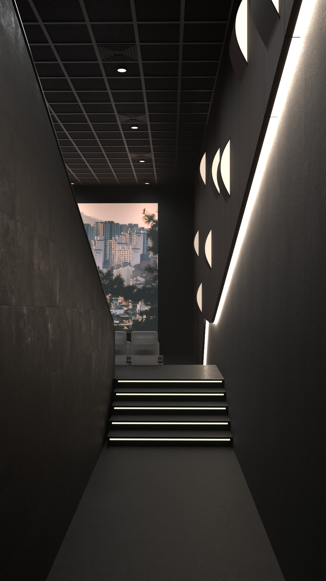 Brown Big Cinema 3D model_2