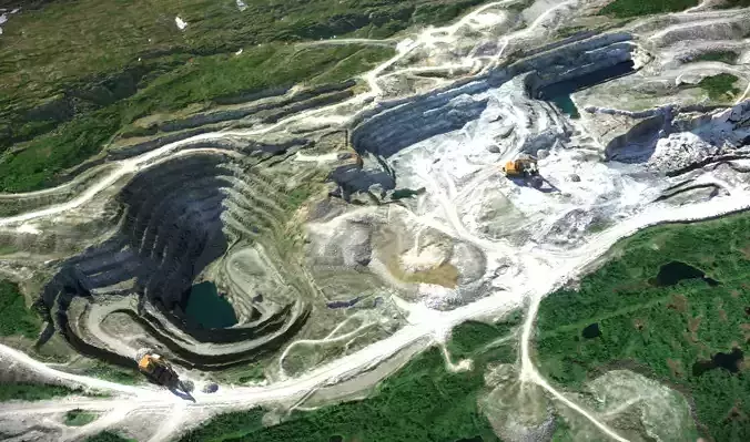 Scanned Opencast Mines  3D model