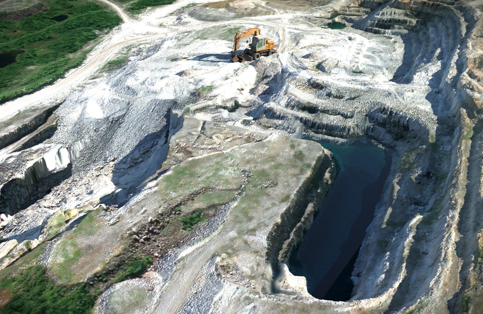 Scanned Opencast Mines 3D model_2
