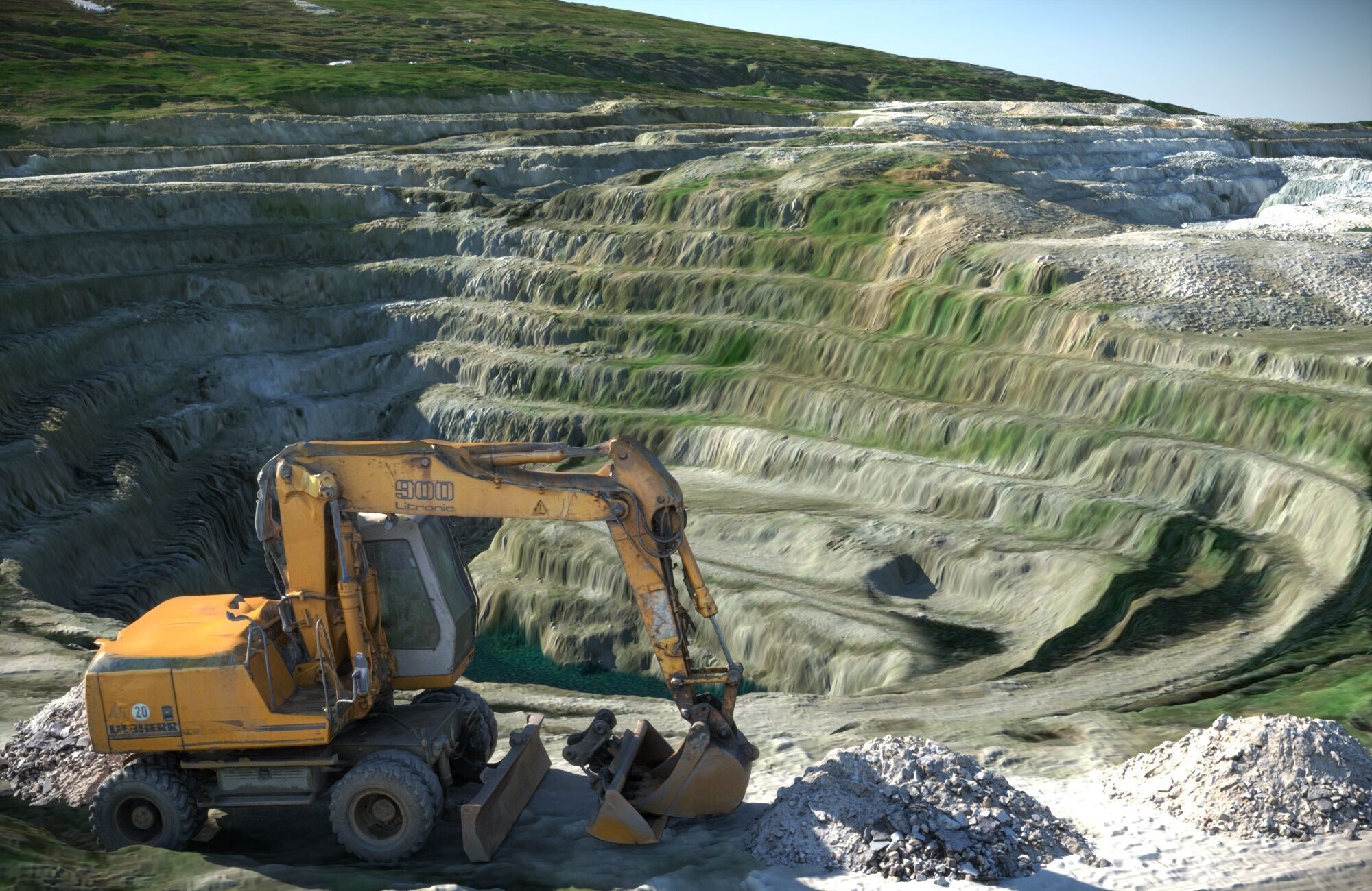 Scanned Opencast Mines 3D model_4