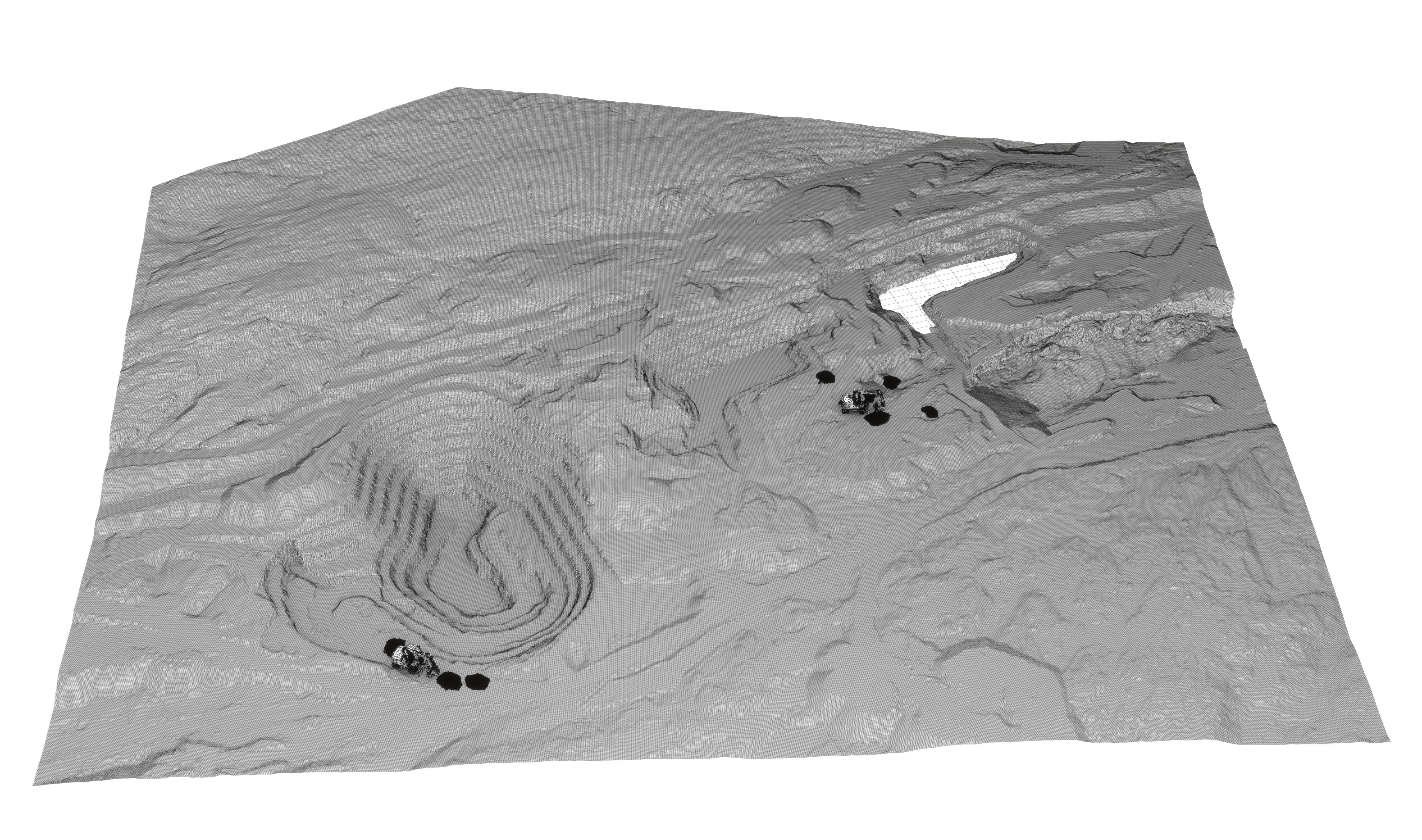 Scanned Opencast Mines 3D model_11