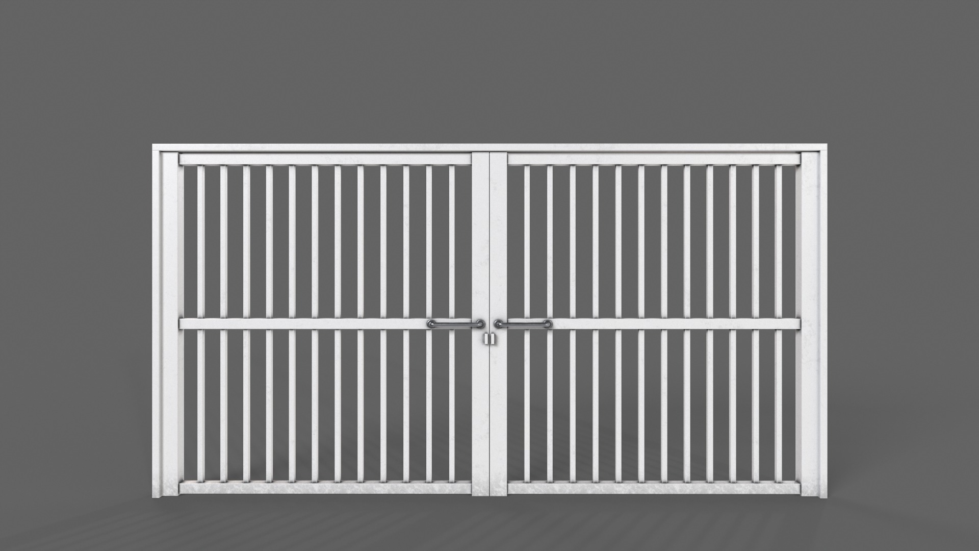 PBR Metal Gate D 3D Model Collection_45