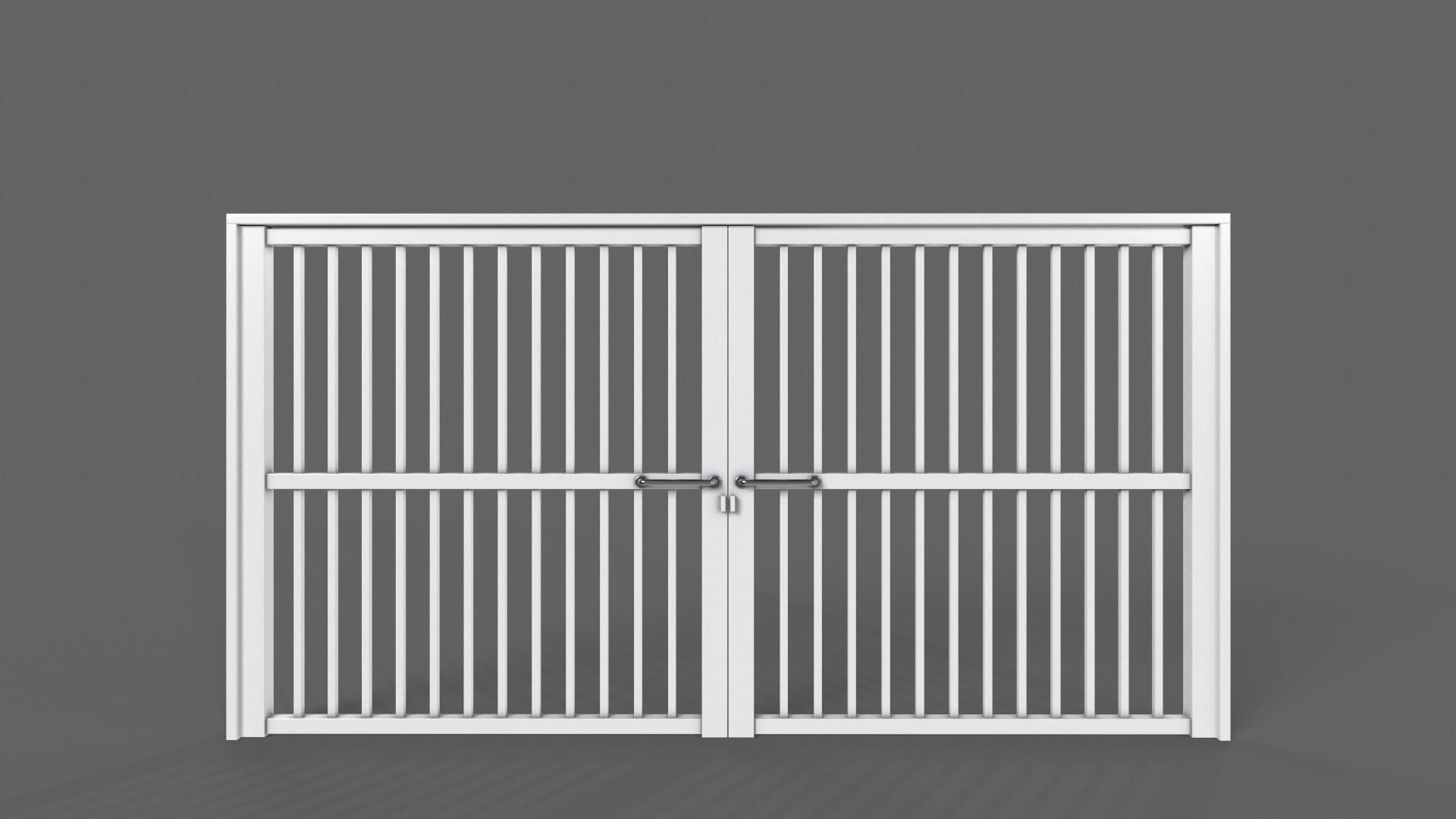 PBR Metal Gate D 3D Model Collection_44