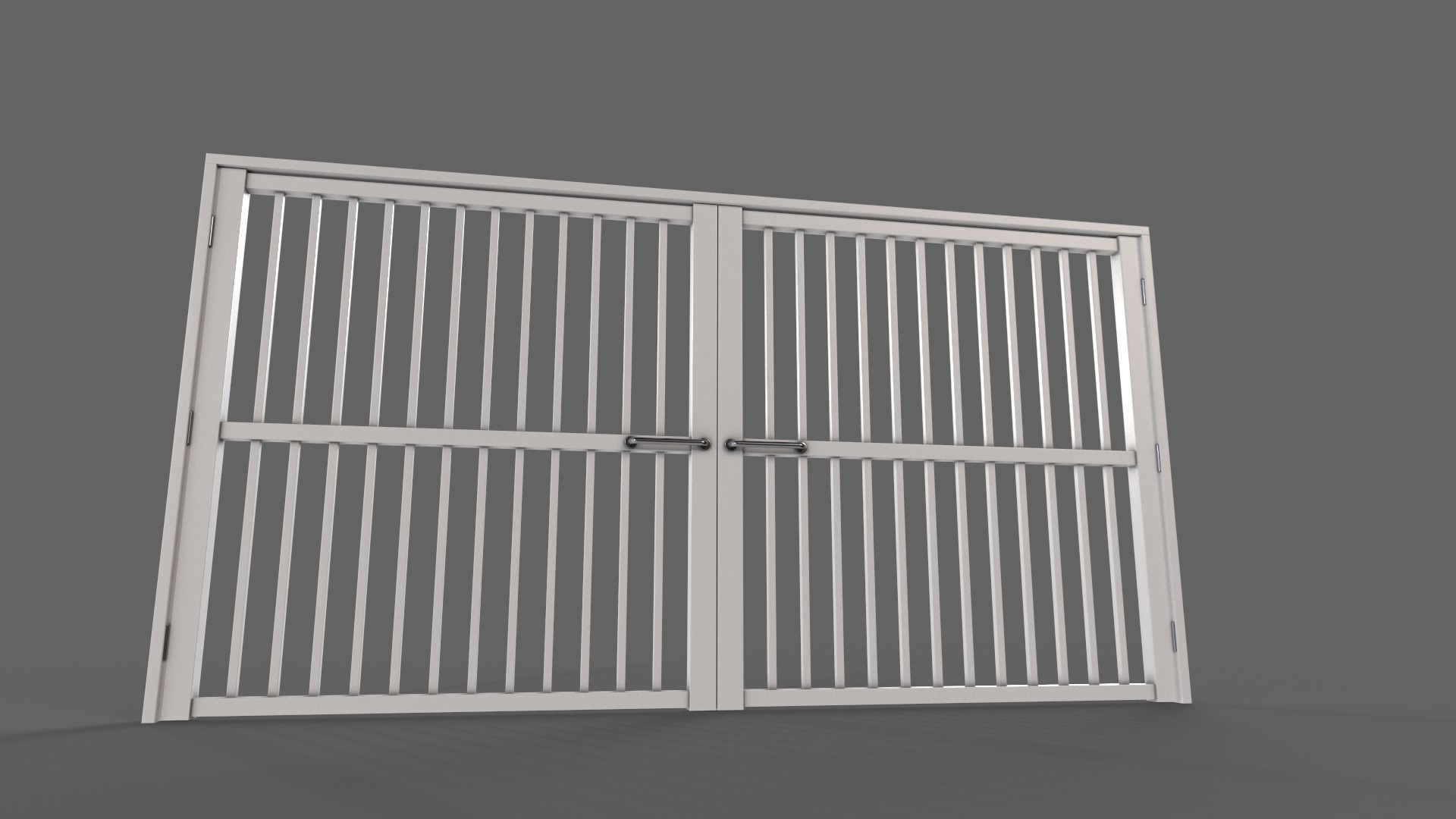 PBR Metal Gate D 3D Model Collection_48