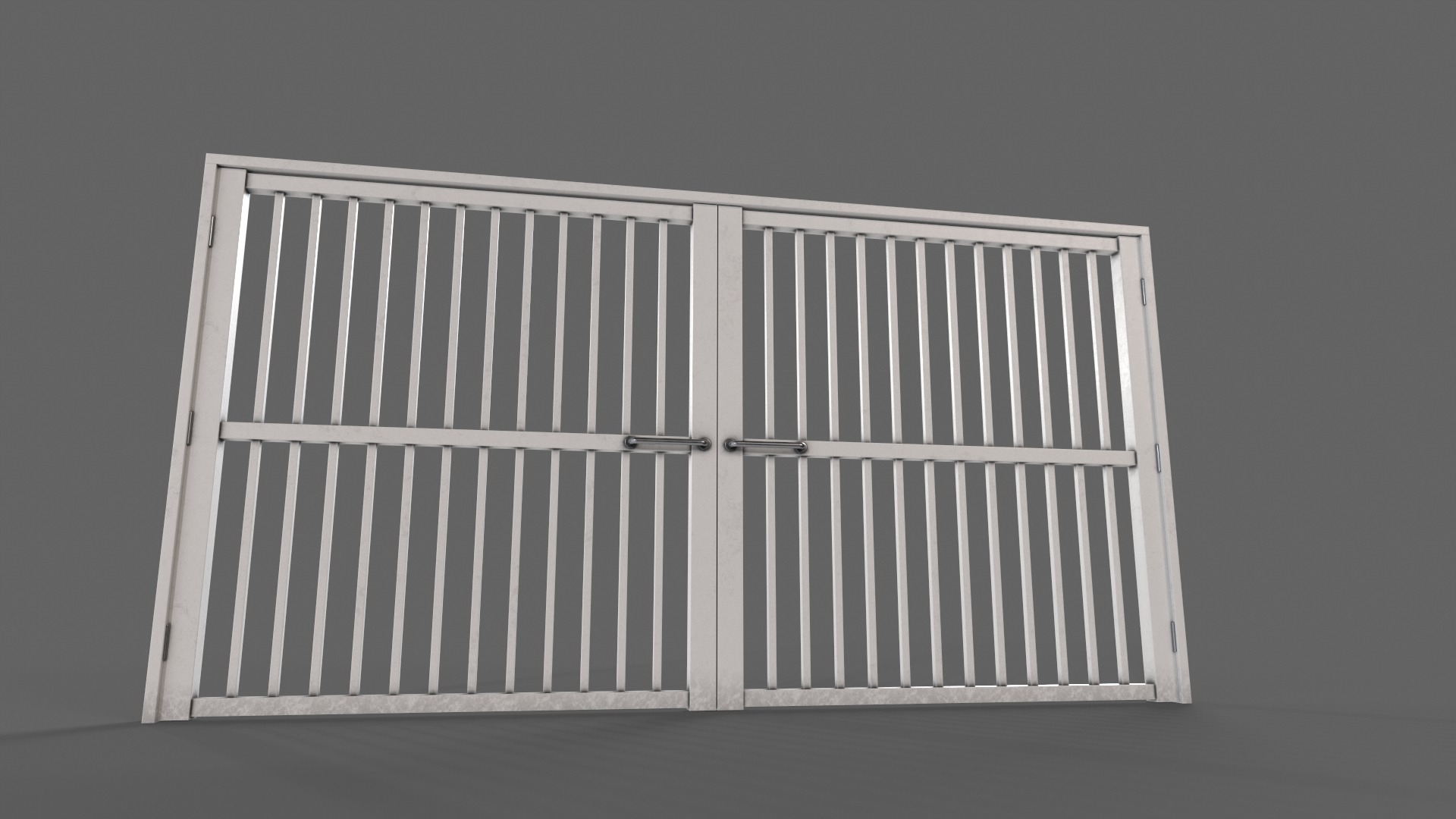 PBR Metal Gate D 3D Model Collection_49
