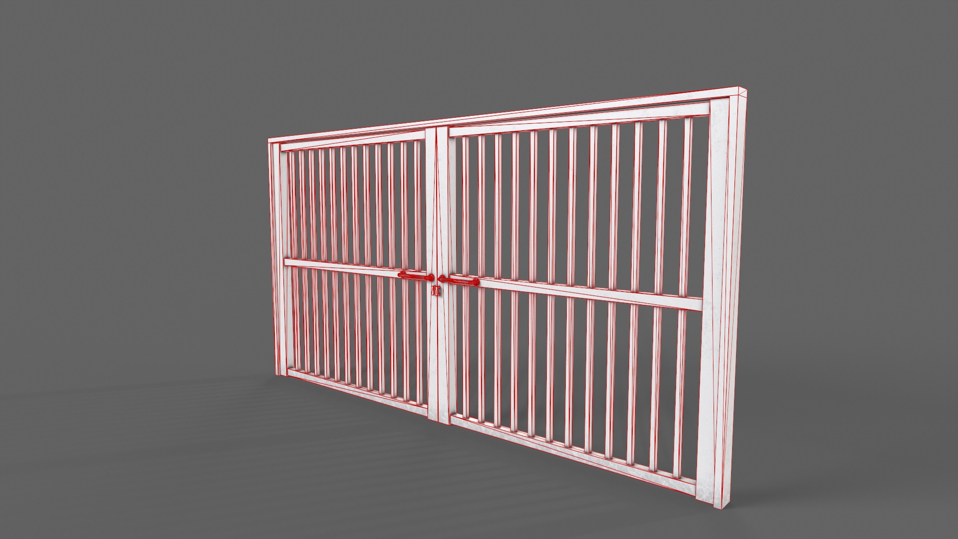 PBR Metal Gate D 3D Model Collection_51