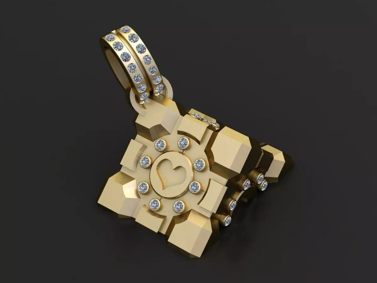 Detailed  pendant 3d printable model 3D print model_0