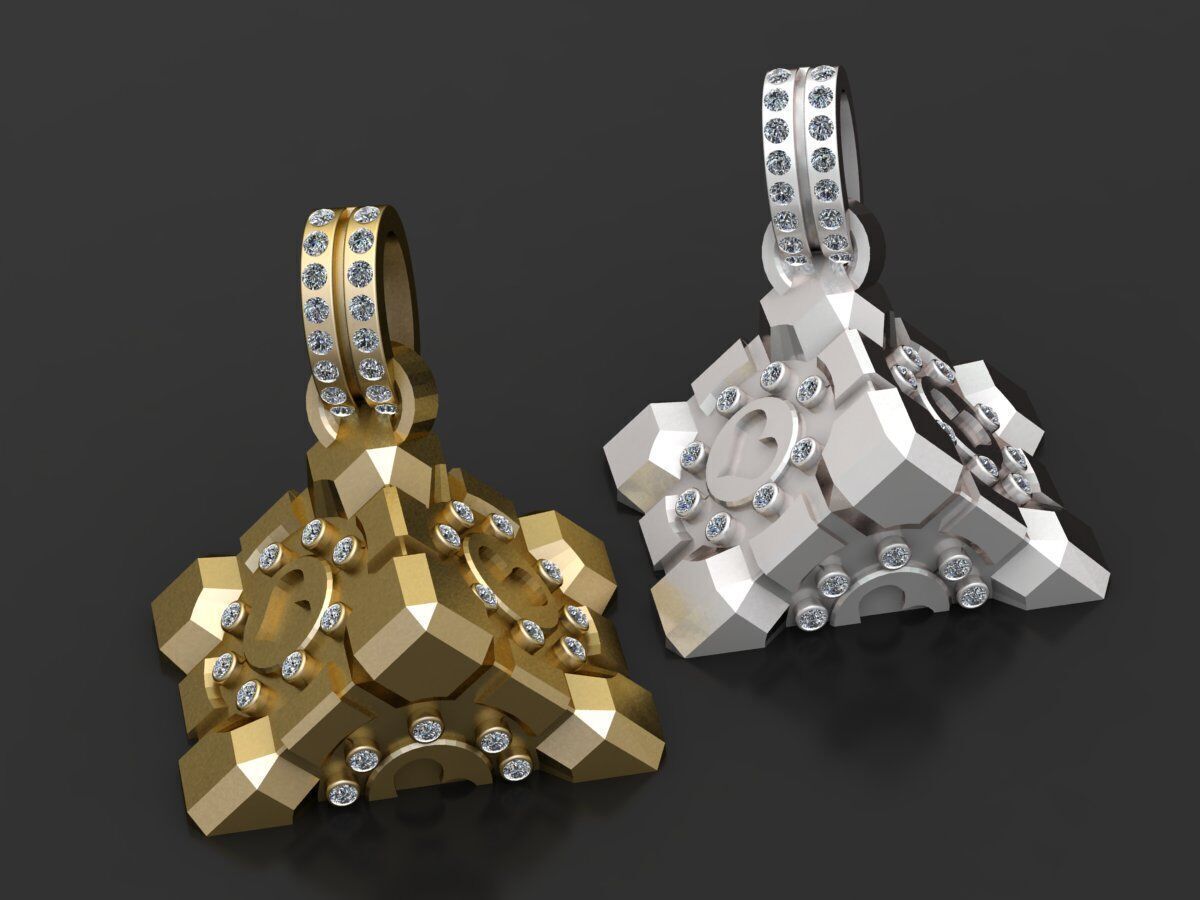 Detailed  pendant 3d printable model 3D print model_3