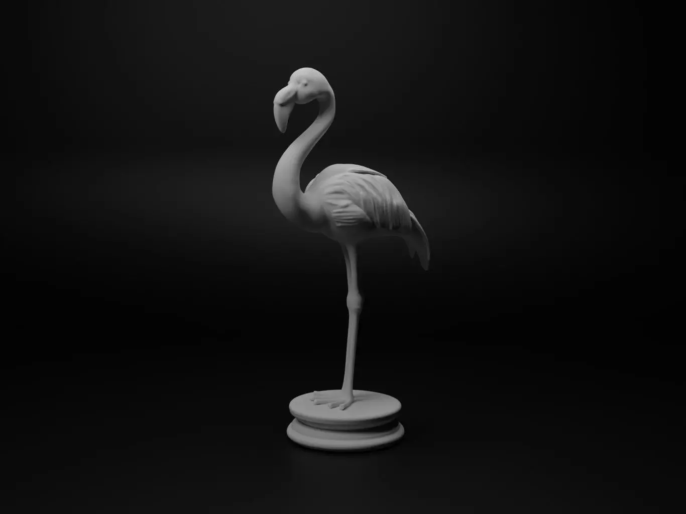 flamingo Animal Chess 3D print model
