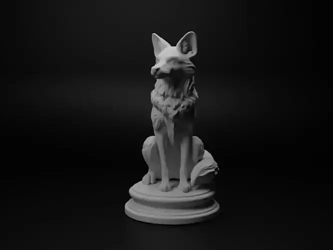 fox Animal Chess 3D print model