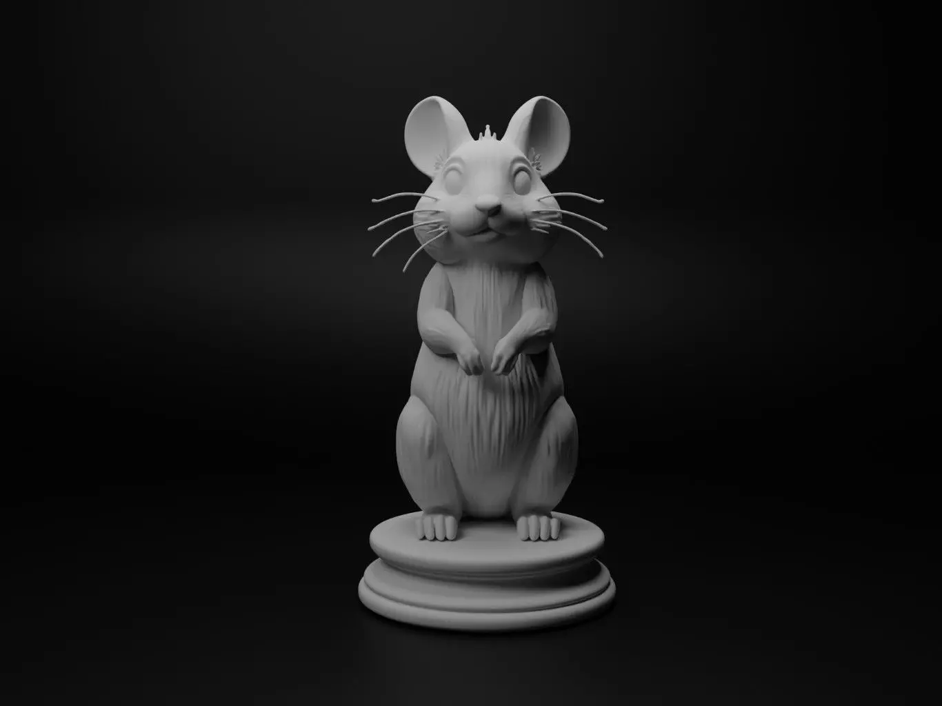 gerbil Animal Chess 3D print model_0