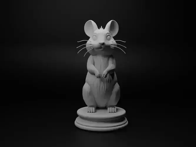 gerbil Animal Chess 3D print model