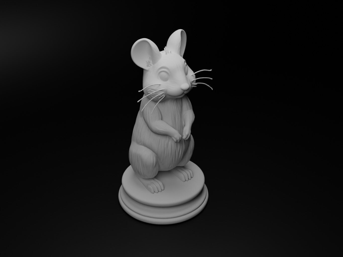 gerbil Animal Chess 3D print model_2