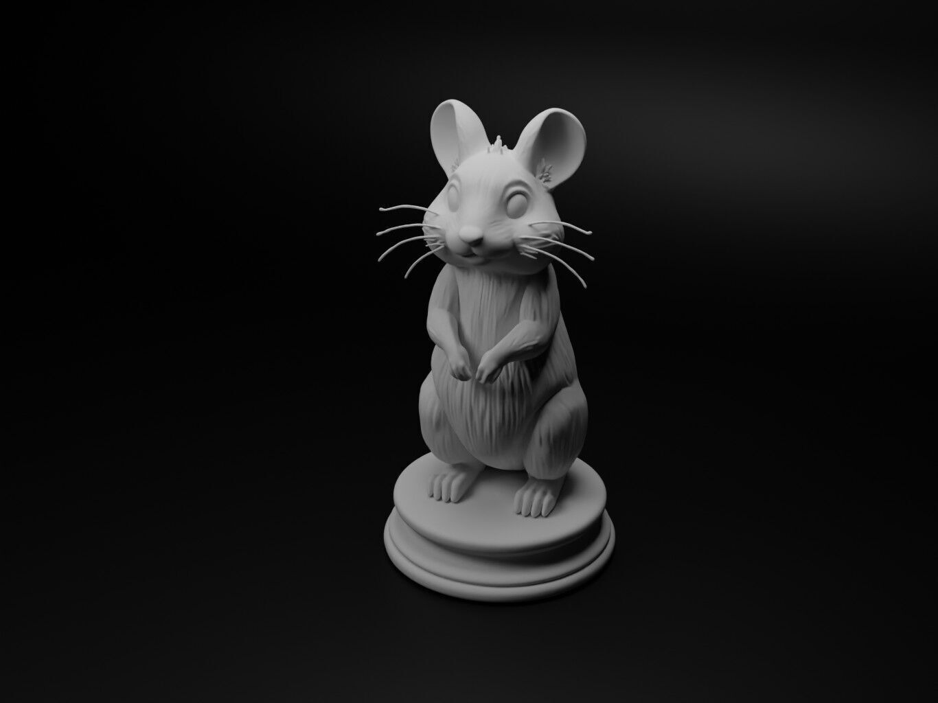 gerbil Animal Chess 3D print model_1