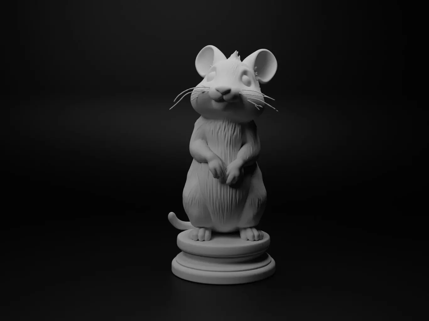 gerbil Animal Chess 3D print model_0