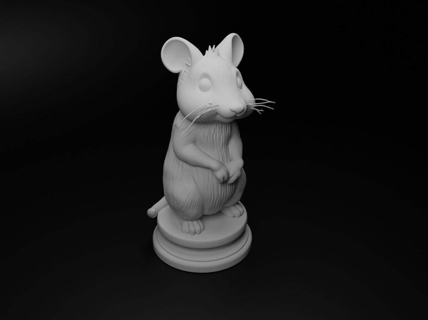 gerbil Animal Chess 3D print model_2