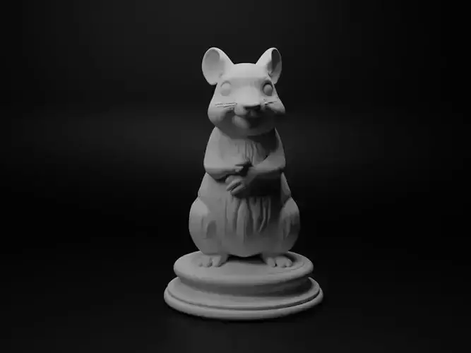 gerbil Animal Chess 3D print model