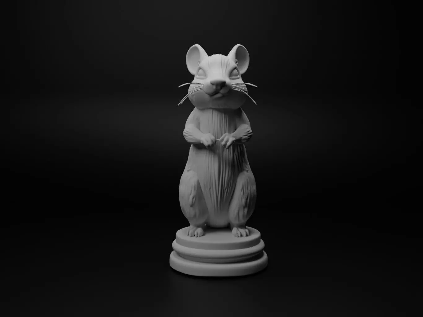 gerbil Animal Chess 3D print model