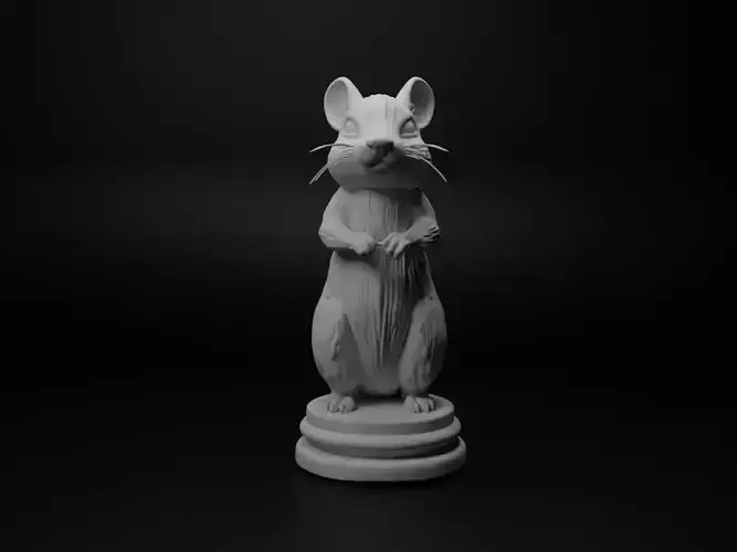 gerbil Animal Chess 3D print model