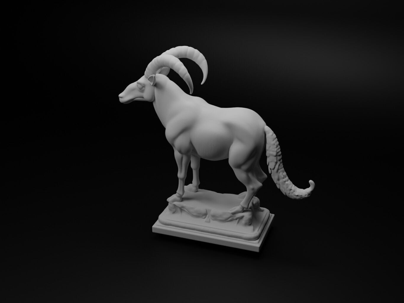 giant anteater Animal Chess 3D print model_1