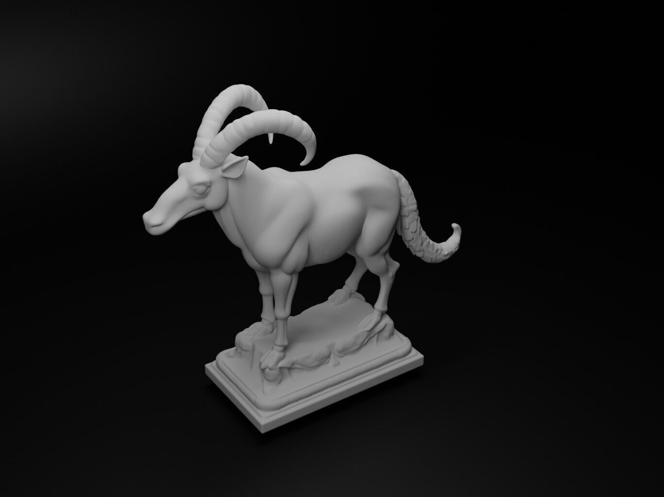 giant anteater Animal Chess 3D print model_2
