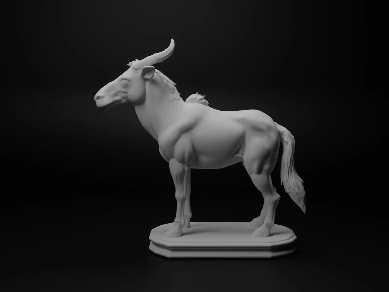 giant anteater Animal Chess 3D print model_0