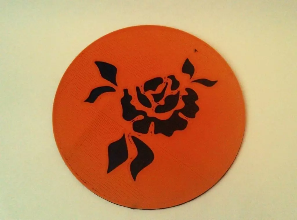 Stand cup Rose Free 3D print model