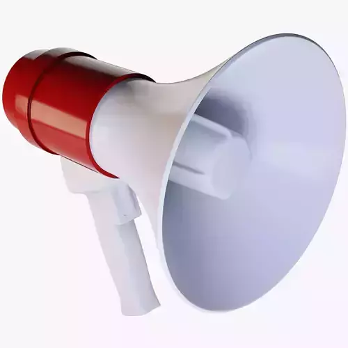 Megaphone 3D model