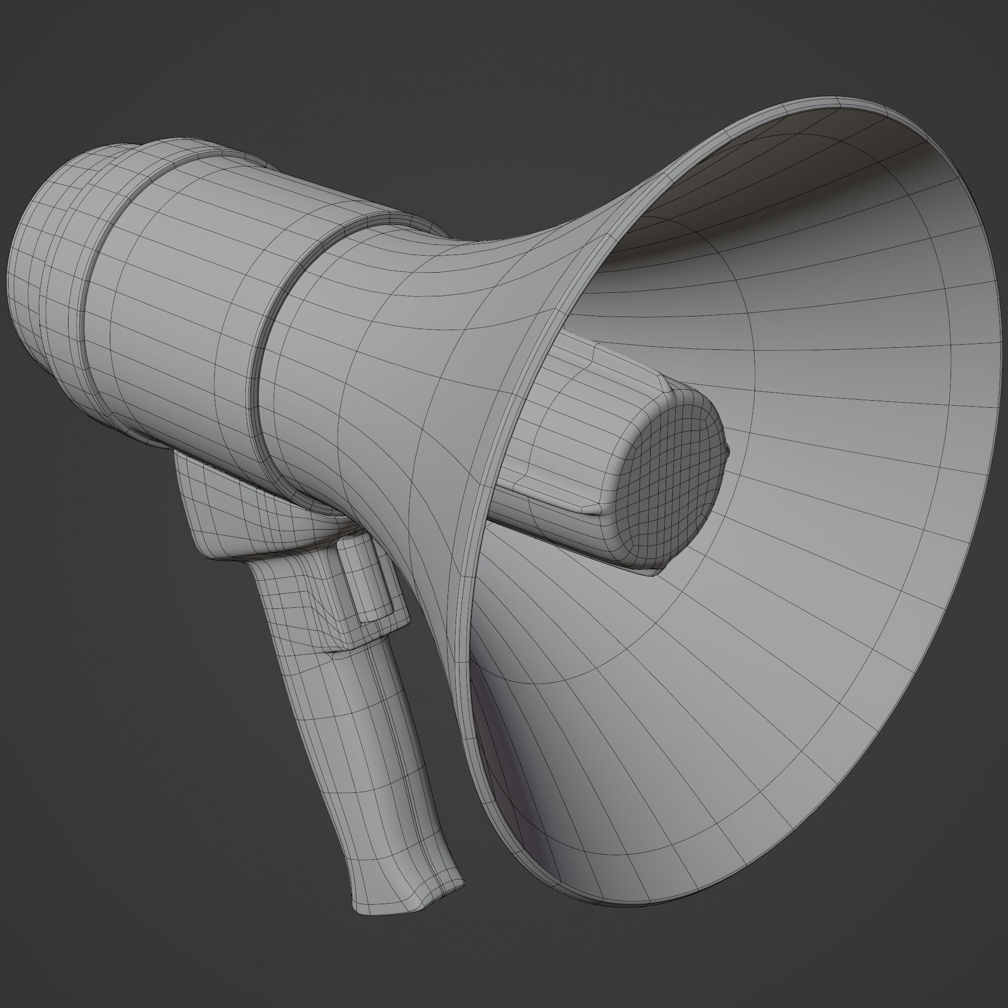 Megaphone 3D model_8