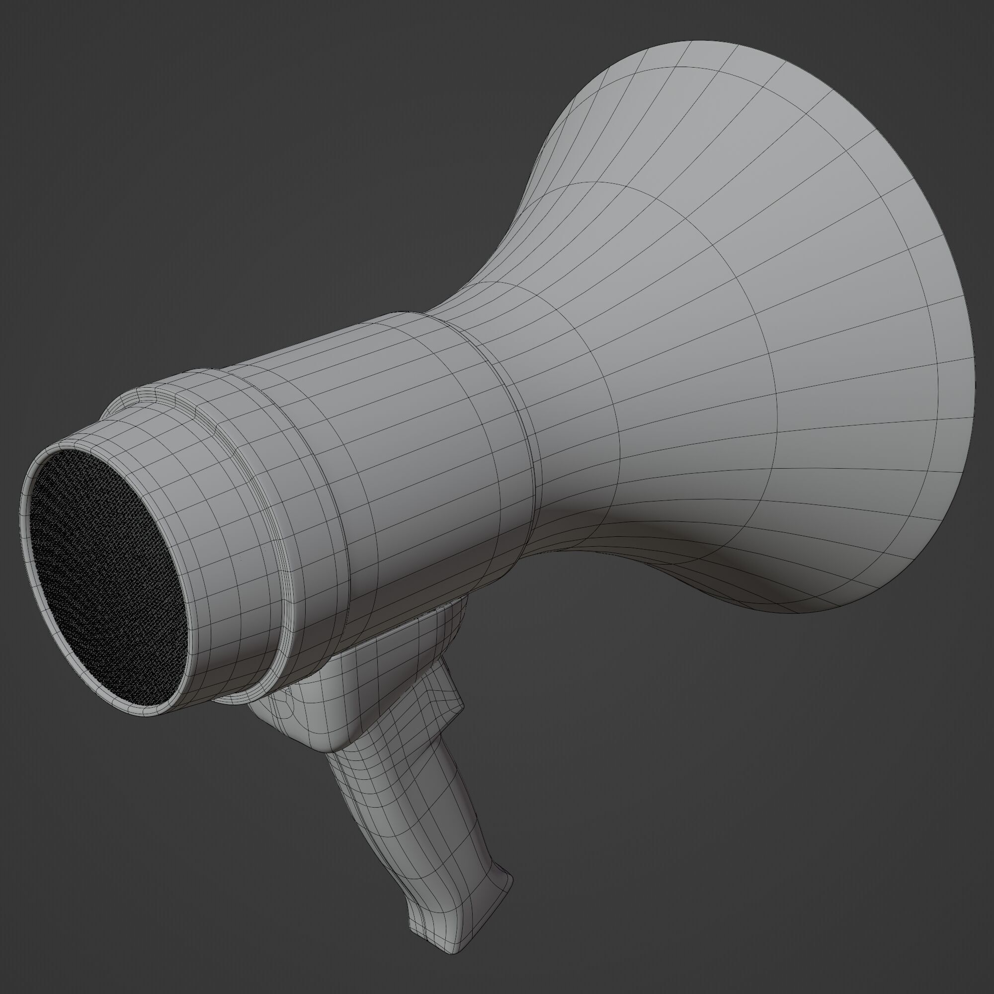 Megaphone 3D model_10