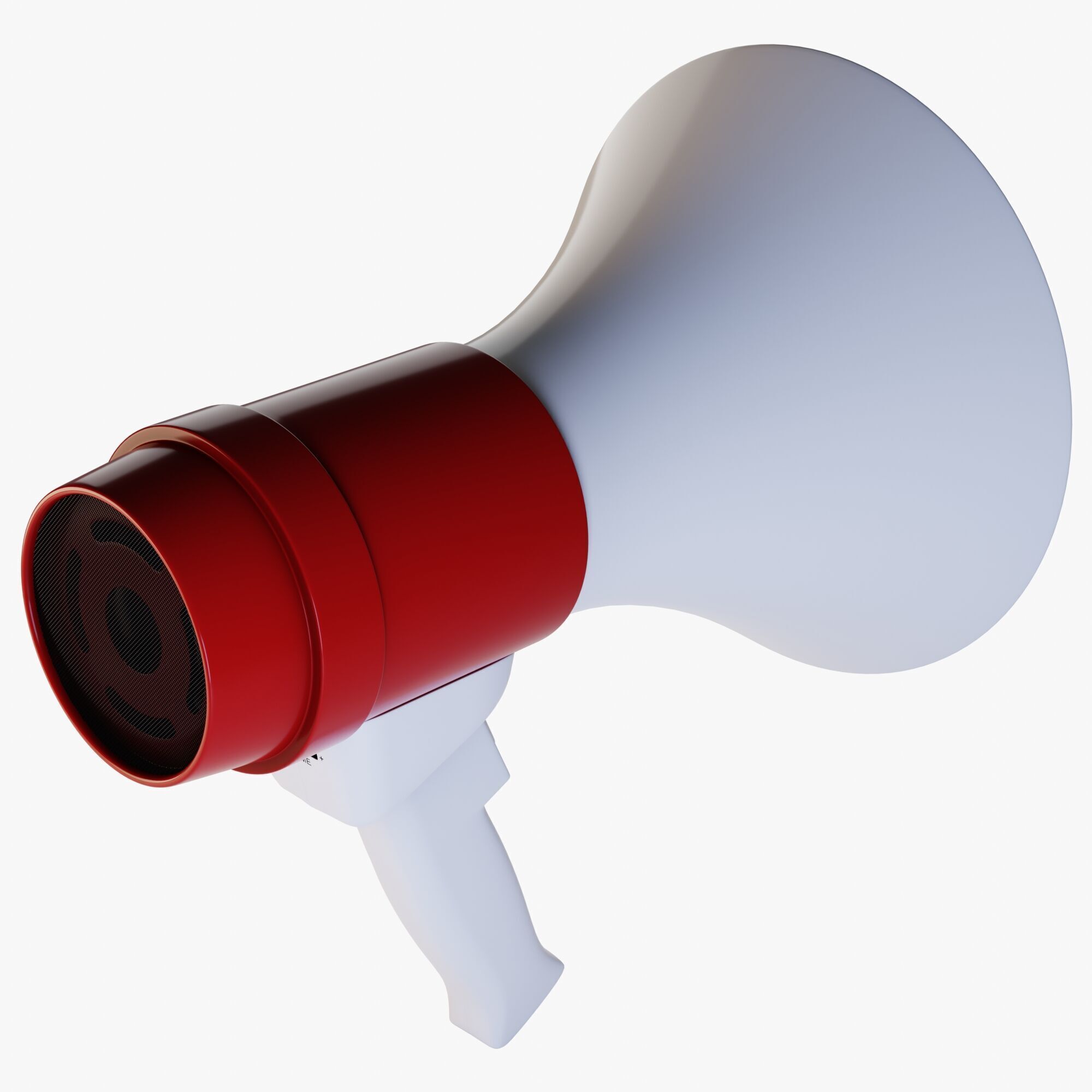 Megaphone 3D model_2