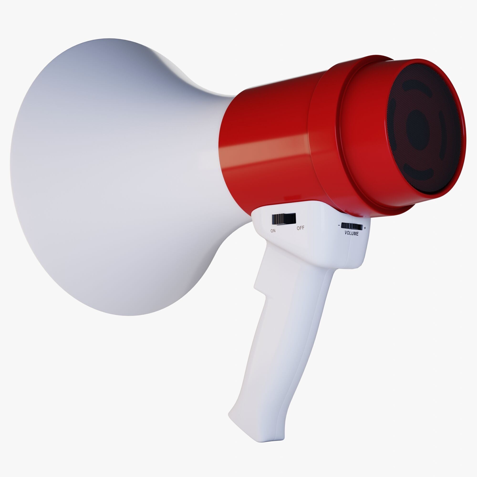 Megaphone 3D model_4