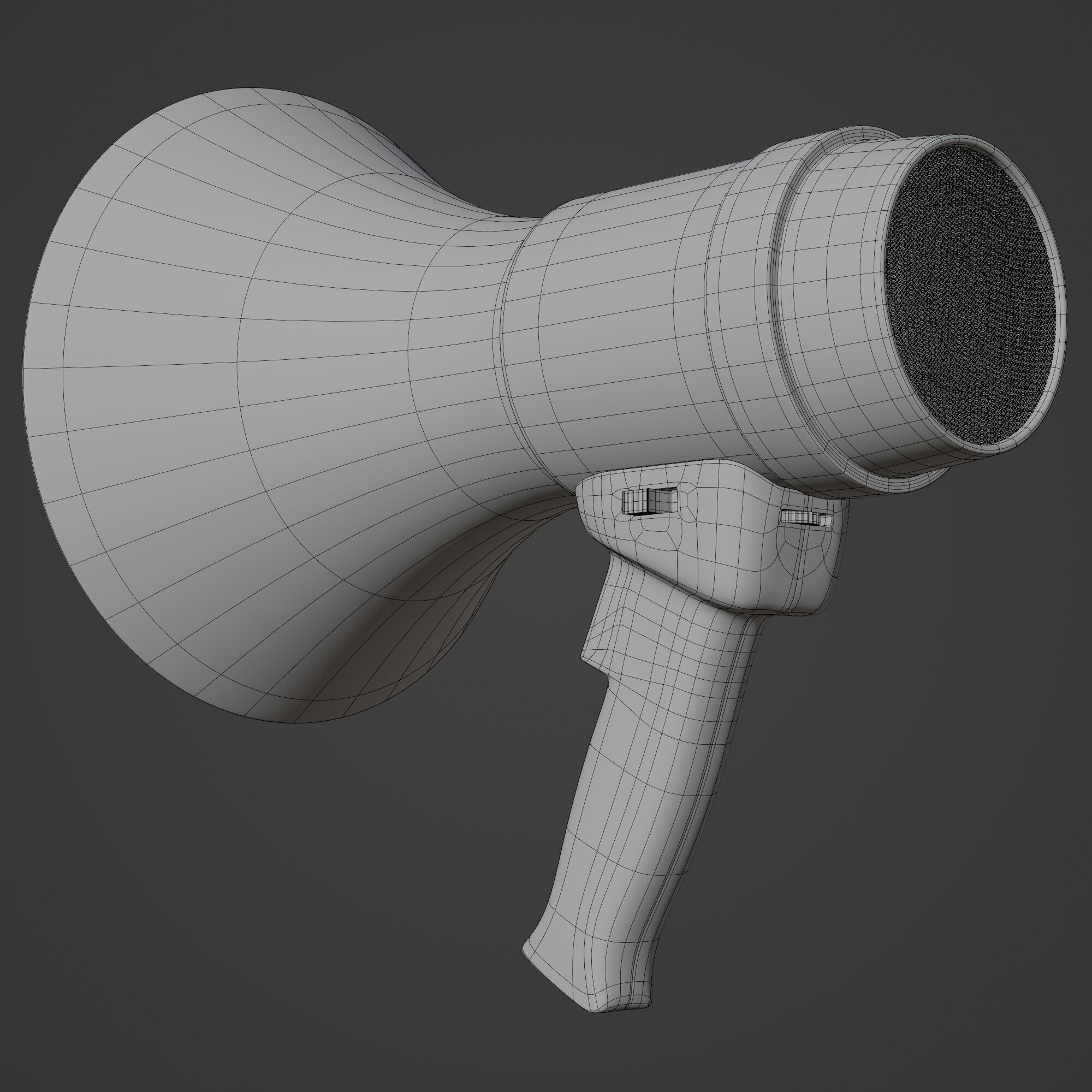 Megaphone 3D model_12