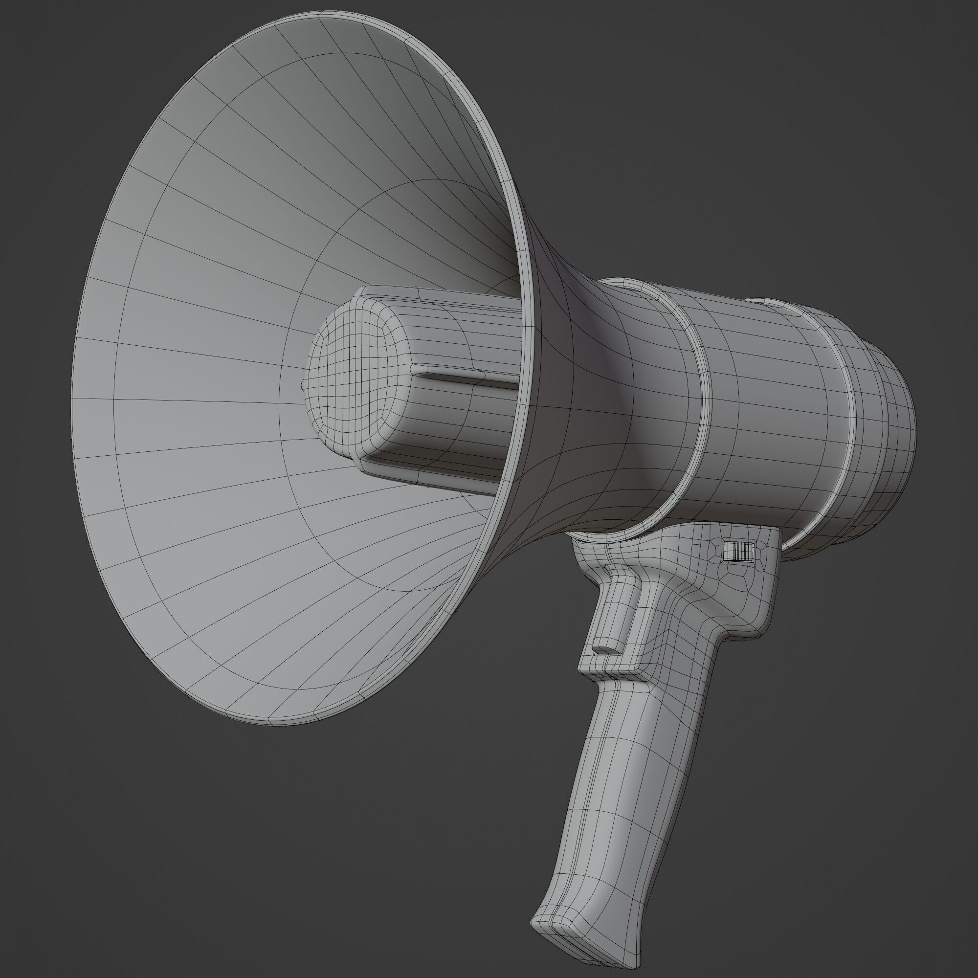 Megaphone 3D model_14