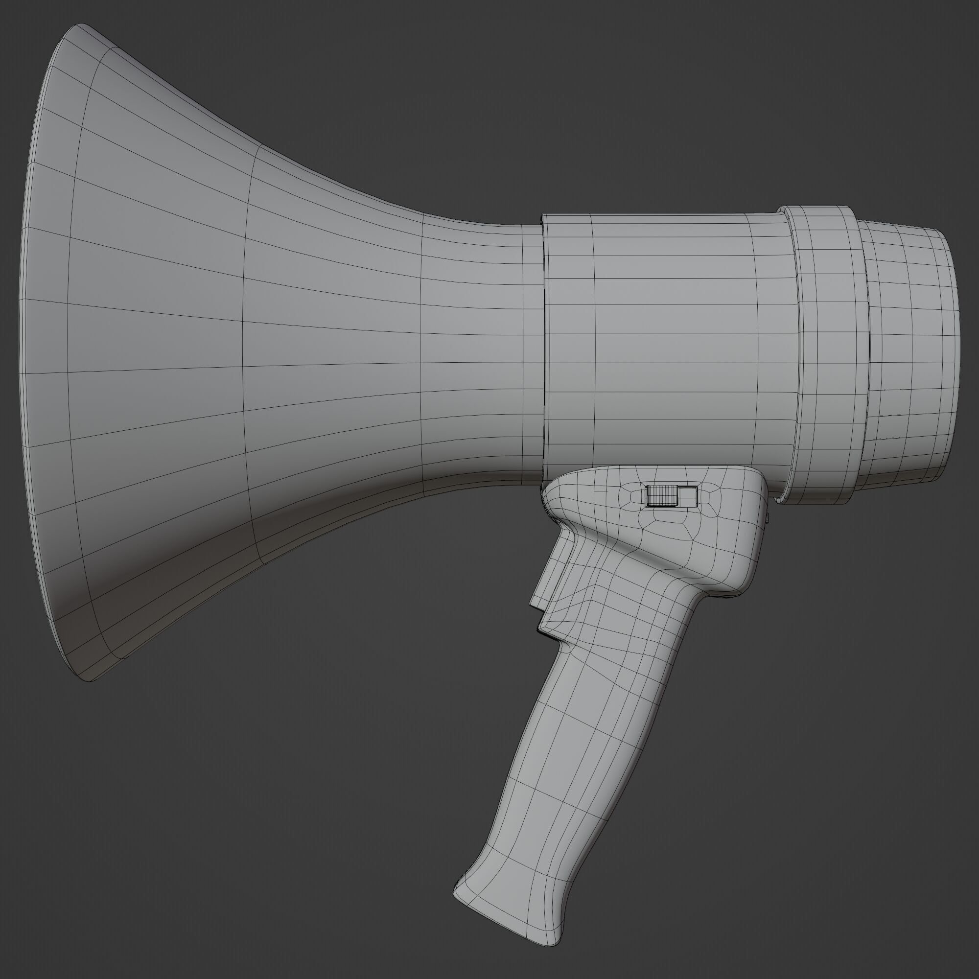 Megaphone 3D model_13