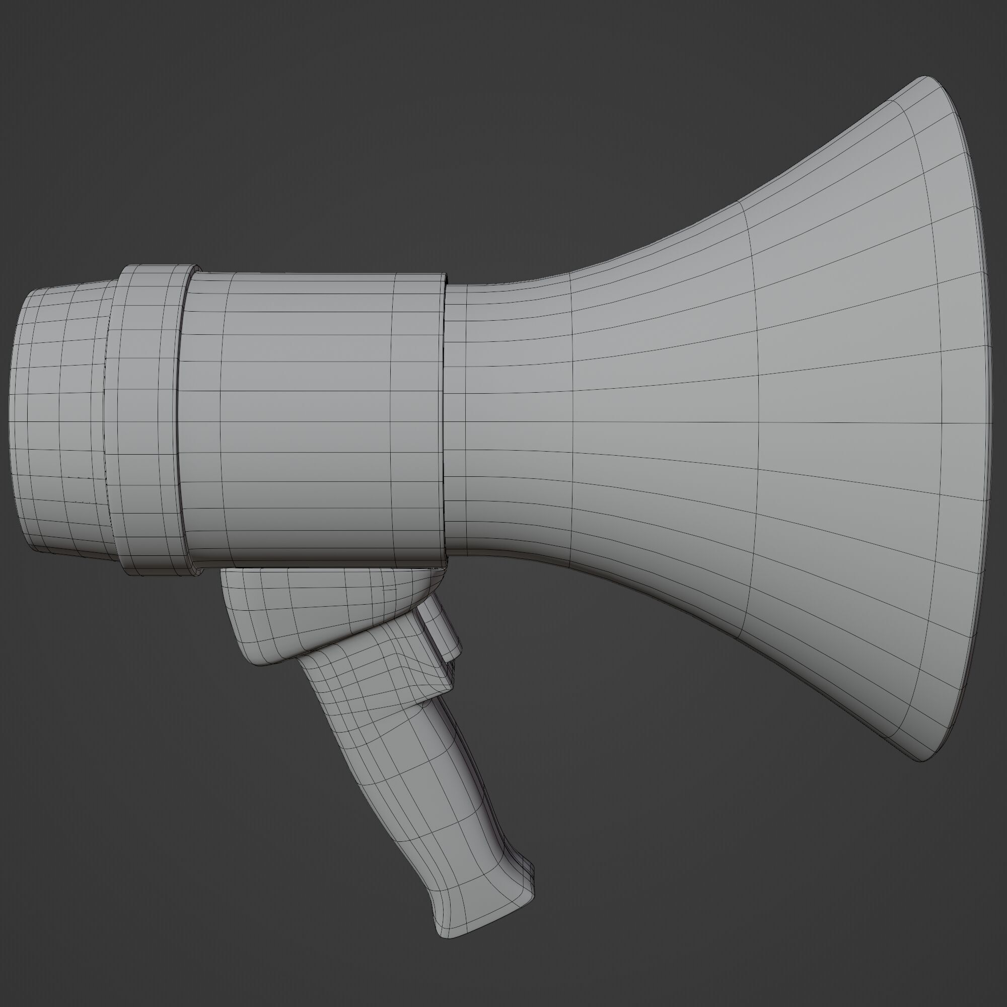 Megaphone 3D model_9