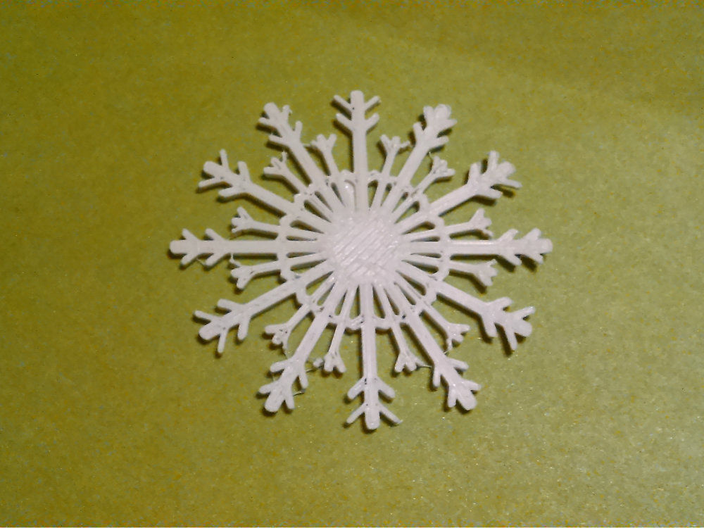 Snowflakes snowflake Free 3D print model_3