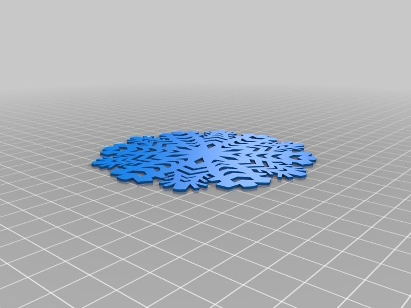 Snowflakes snowflake Free 3D print model_7
