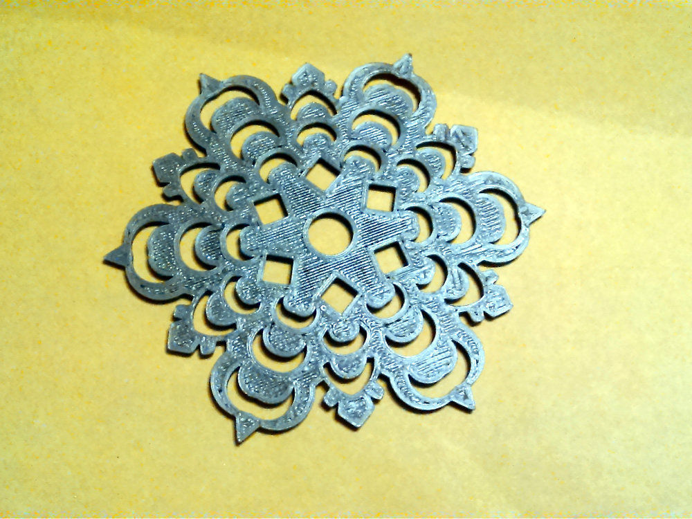 Snowflakes snowflake Free 3D print model_5