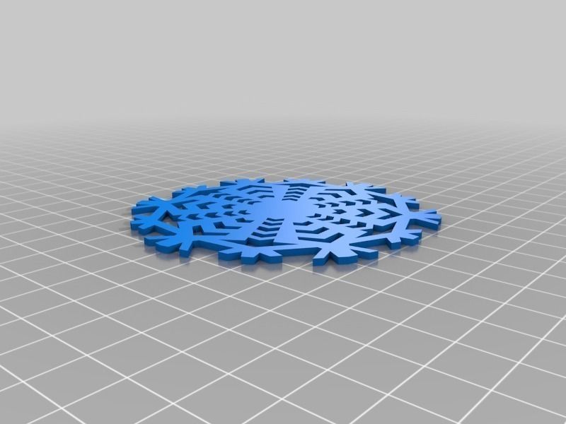 Snowflakes snowflake Free 3D print model_6
