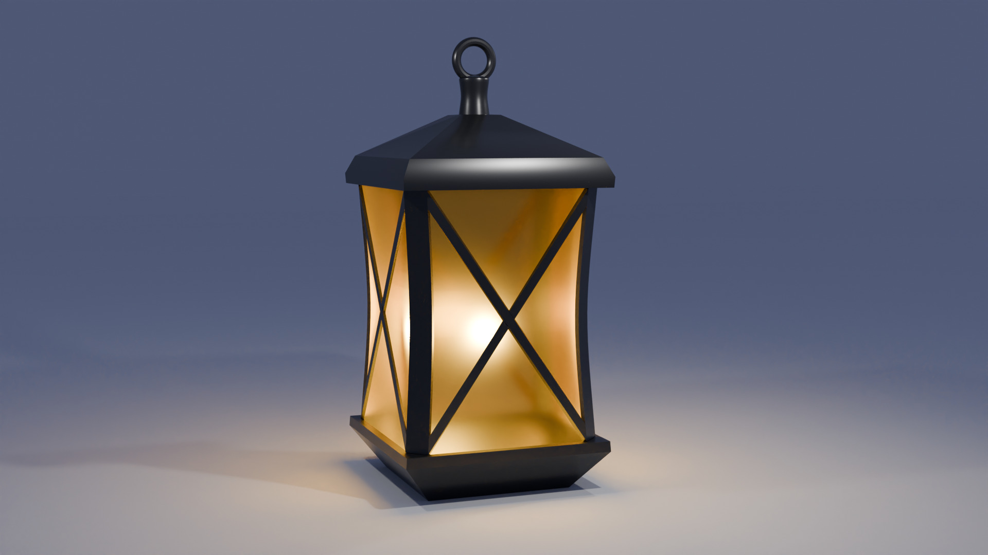 Flashlight Low Poly Low-poly 3D model_1