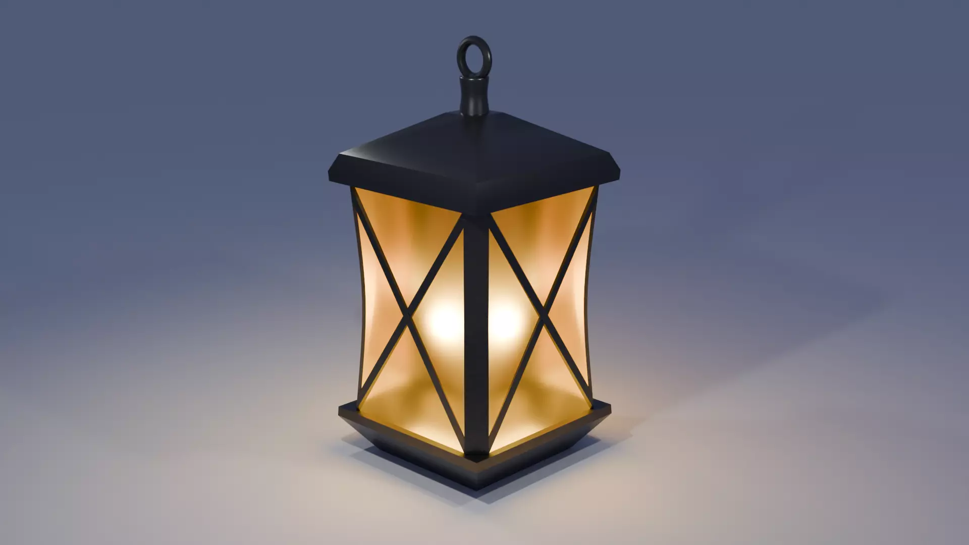Flashlight Low Poly Low-poly 3D model_0