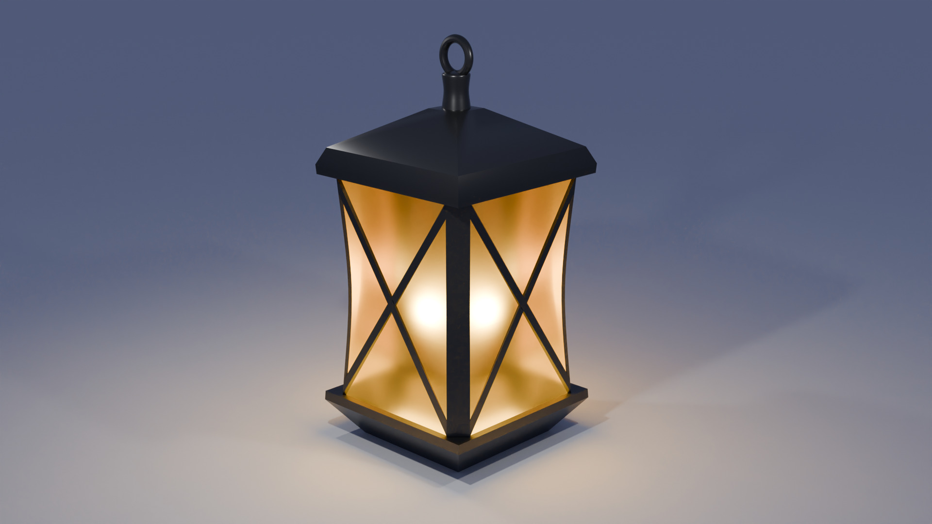 Flashlight Low Poly Low-poly 3D model_4